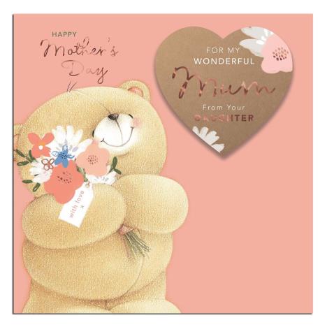 Mum From Your Daughter Forever Friends Keepsake Mothers Day Card